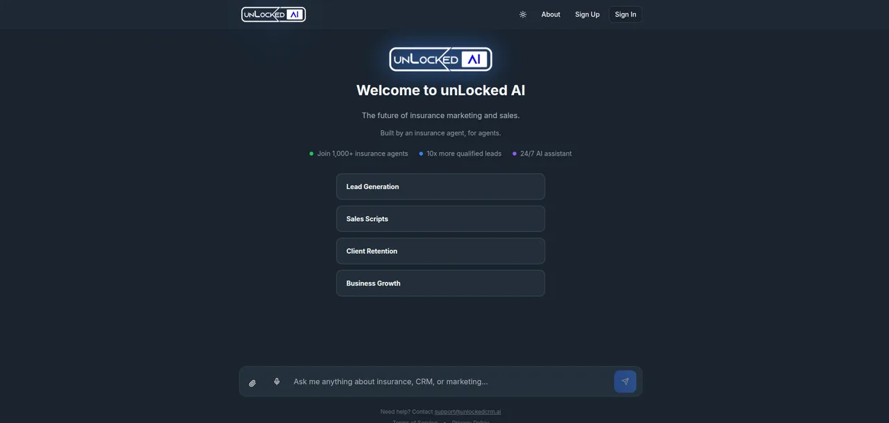 unLocked AI, project preview