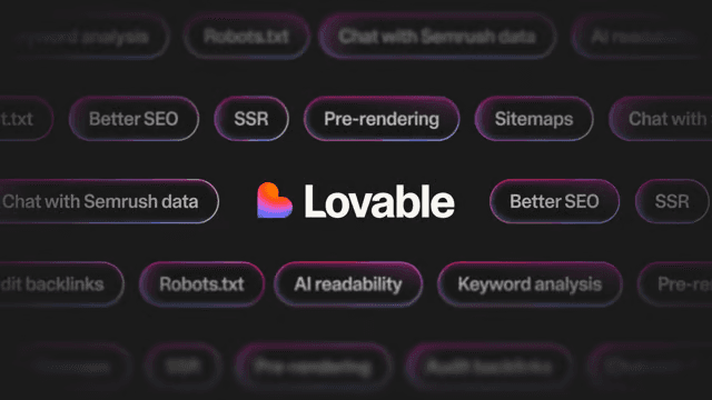 Lovable discoverability and SEO capabilities — sitemaps, SSR, robots.txt, keyword analysis